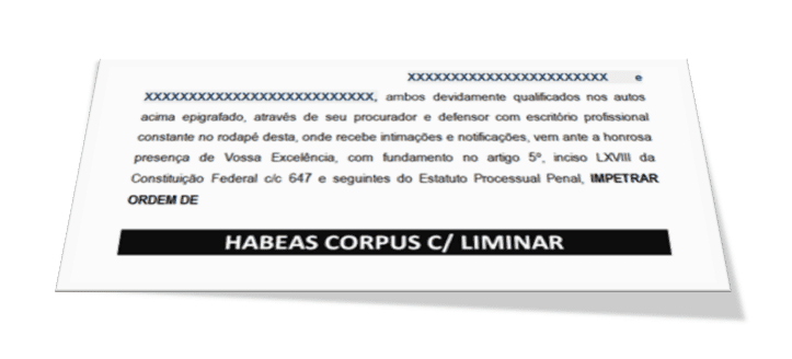 Peça Processual - Habeas Corpus Cc Liminar - STJ para DOWNLOAD GRATUITO